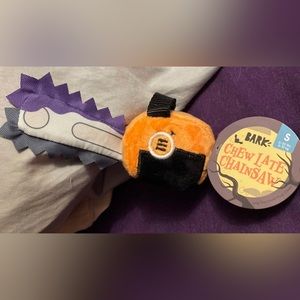 BRAND NEW Bark Box Dog Toy - Chew Late Chainsaw